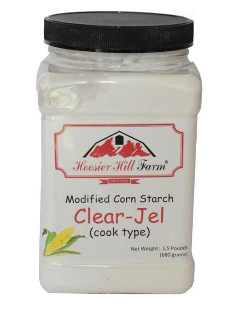 Clear Jel Modified Corn Starch 15lb 680g Ingredients Buy Online