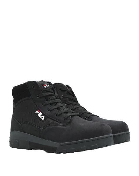 Fila Ankle Boots In Black For Men Lyst