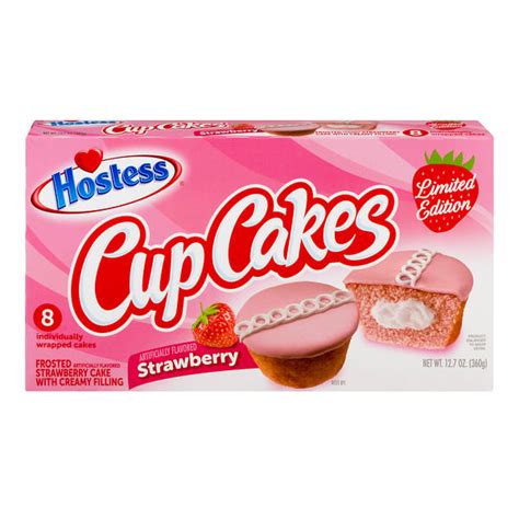Save On Hostess Limited Edition Strawberry Cupcakes 8 Ct Order Online