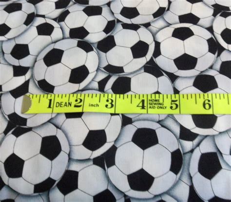 Soccer Fabric Sports Soccer Balls Fabric Sewing Supplies Quilting