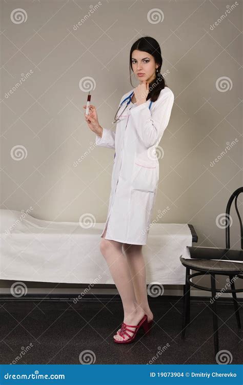 Nurse With A Disposable Syringe Stock Images Image 19073904