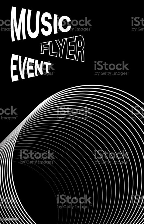 Vector Poster For A Live Music Festival Or Event Stock Illustration