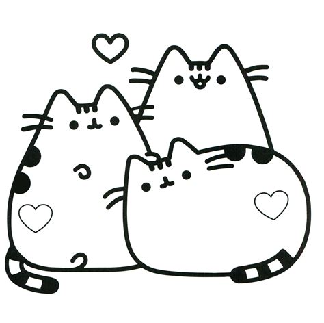 Free coloring pages to download and print. Pusheen Coloring Pages - Best Coloring Pages For Kids