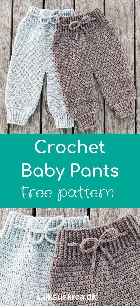 Crochet Baby Pants Embroidery And Origami
