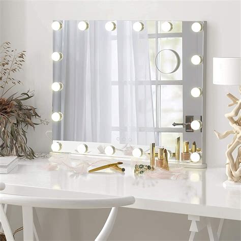 されるため Luxfurni Vanity Mirror With Makeup Lights， Large Hollywood Light