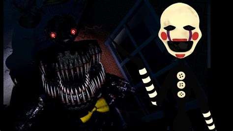 Sfm Fnaf The Puppet Plays Five Nights At Freddys 4 Night 7 Youtube