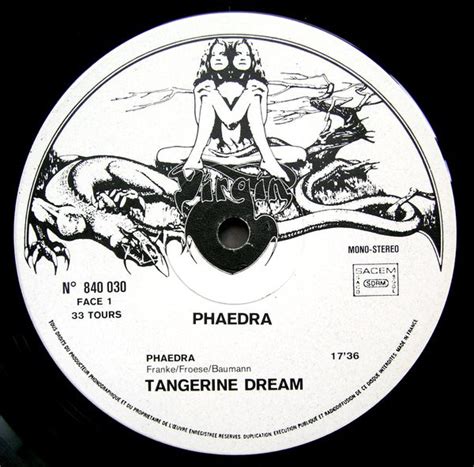 Tangerine Dream Phaedra 1975 Vinyl Discogs