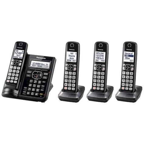 Panasonic Kx Tgf544b Dect 60 Expandable Cordless Phone System With