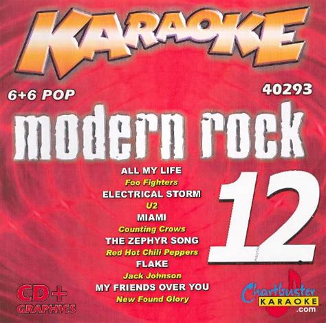 best buy chartbuster karaoke modern rock vol 12 [cd]