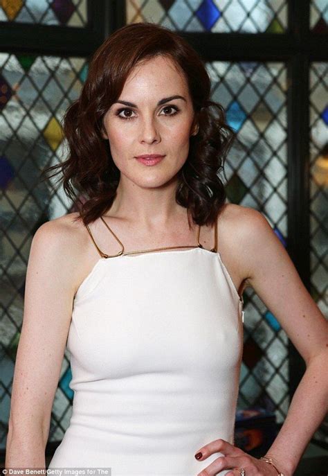 Michelle Dockery Wows In Daring Dress At Downton Abbey Wrap Party