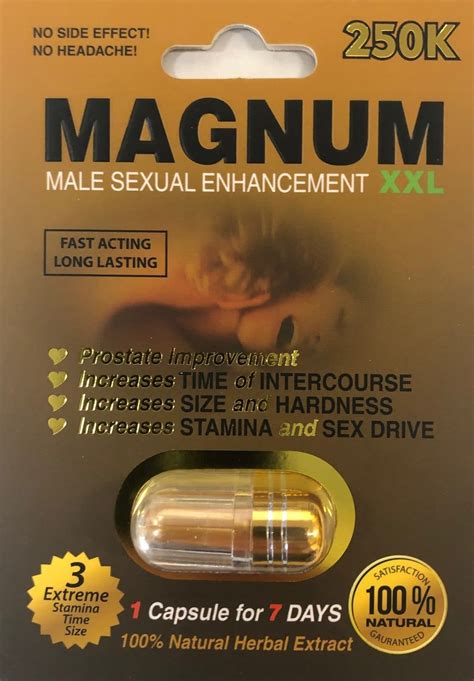 Magnum 250k Xxl Sexual Supplement Enhancement Pill Rhino Platinum