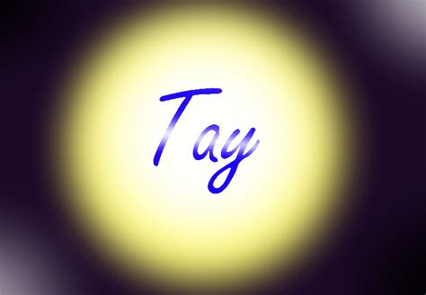 Tay Name Art By Animefreakz123 On Deviantart