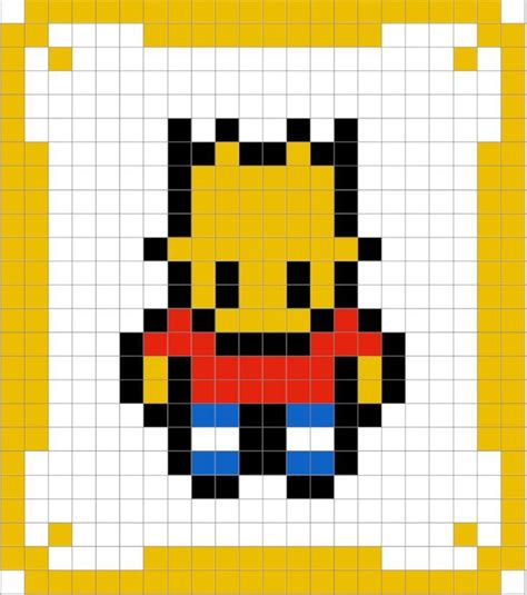 Pixel Art Les Simpsons Bart Simpson Image De Pixel Pixel Art Lisa