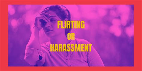 Whats The Difference Between Flirting And Sexual Harassment