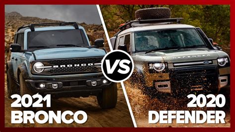 Ford Bronco Vs Land Rover Defender Battle Of The Ages Youtube