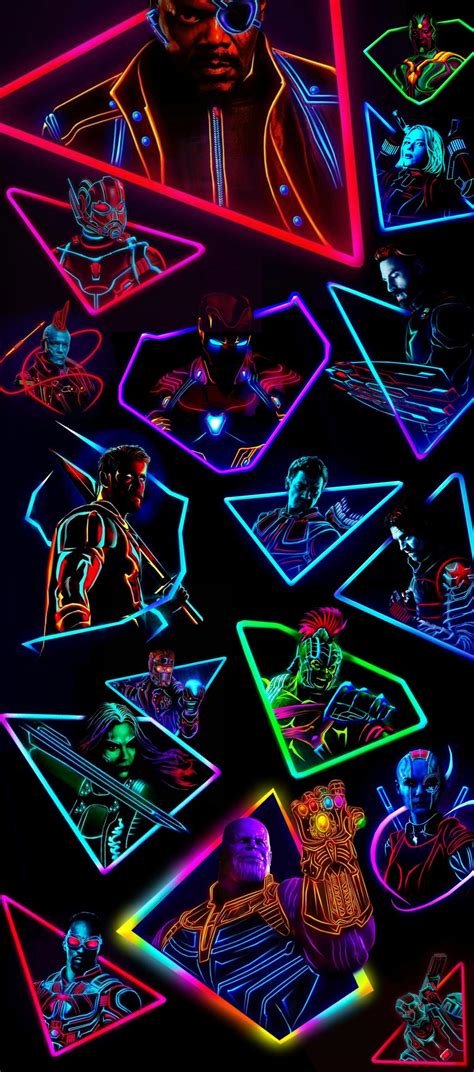 11 Neon Wallpaper Avengers Images Wallpaper Shift
