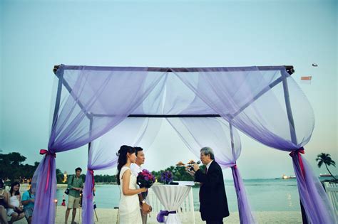 The Top Beach Wedding Venues In Singapore Sentosa