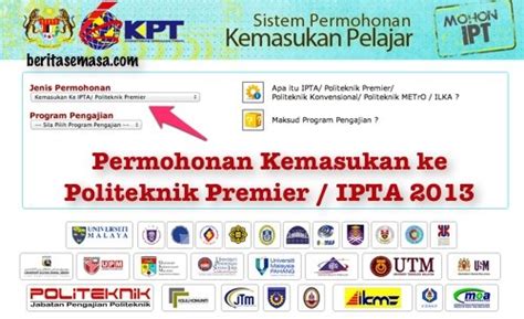 Senarai alamat politeknik di malaysia semakan keputusan politeknik 2020. Semakan Keputusan Permohonan Ke IPTA / Politeknik Premier ...