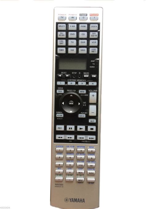 Original Yamaha Remote Control Rav389 Part Wn984300 Dsp Z7 Rx Z7 R