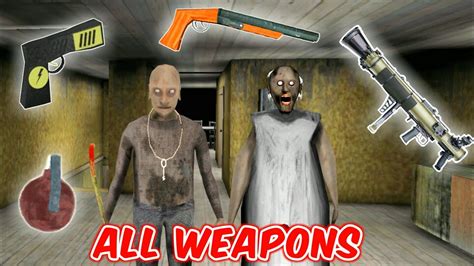 All Weapons Experiment In Granny Chapter Two Full Gameplay YouTube