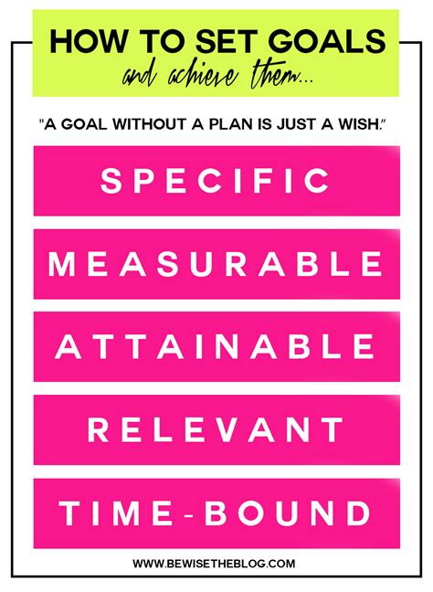HOW TO SET GOALS AND ACHIEVE THEM | Setting goals, Goals inspiration, Goals