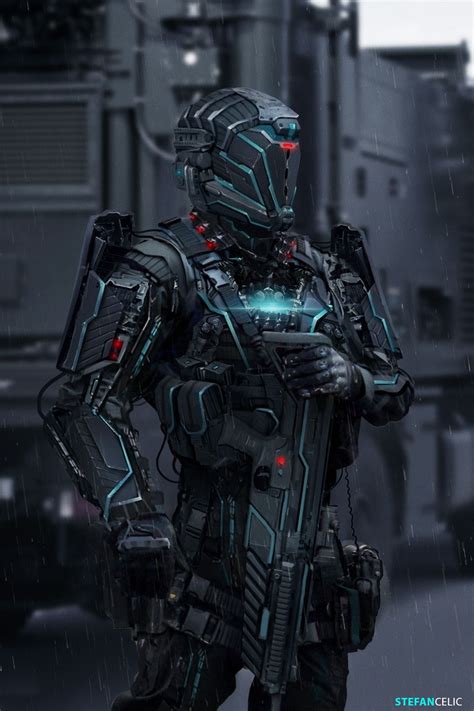 artstation futuristic soldier stefan celic futuristic armour armor concept sci fi