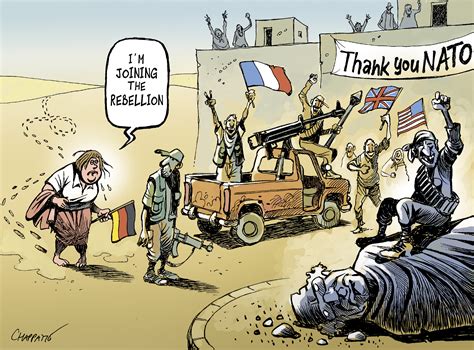 Germany Role In Libya Globecartoon Political Cartoons Patrick