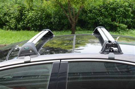 Aerodynamic Medium Duty Universal Car Roof Rack For Bare Roof Car Top