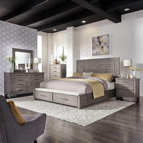 Liberty Furniture Modern Farmhouse 406 Br Qsbdmcn Queen Bedroom Group