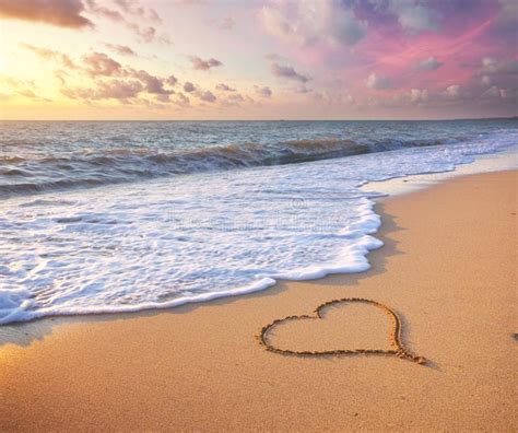 Heart On Beach Stock Photo Image Of Sand Peace Relax 110658034