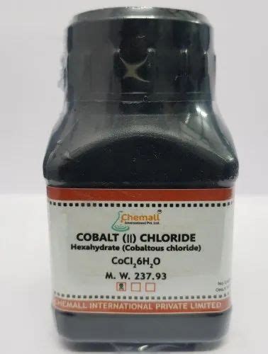 Cobalt Chloride Cocl2 Cobalt Ii Chloride Manufacturers And Suppliers