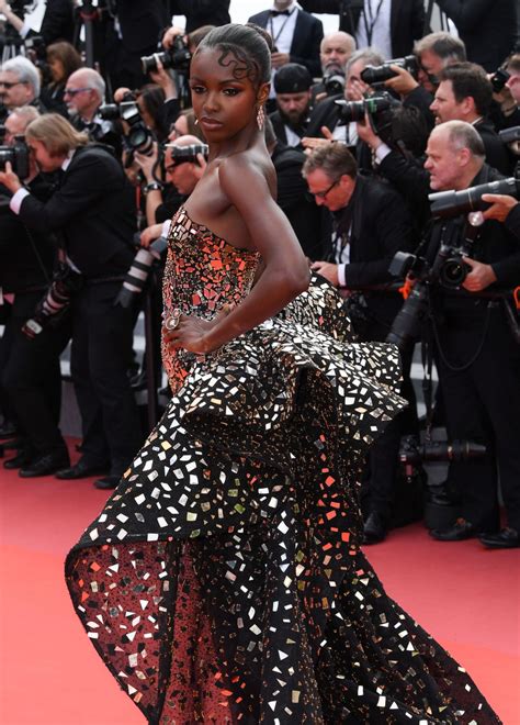Leomie Anderson Once Upon A Time In Hollywood Red Carpet At Cannes