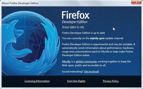 A First Look At Firefox S New Developer Edition GHacks Tech News