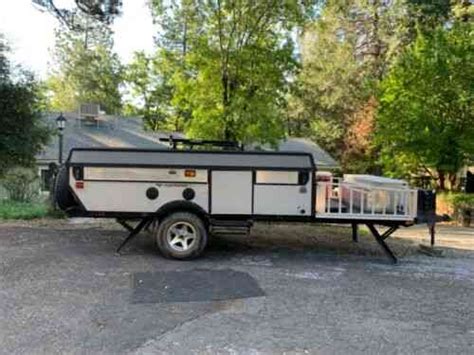 Pop Up Tent Trailer Toy Hauler Good Condition Newer Vans Suvs And