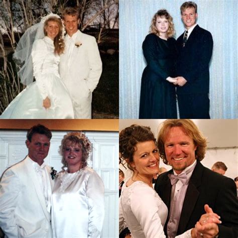 All 4 Sister Wives Weddings Poor Christine I Know She Hated Her Dress Robyn Definitely Had