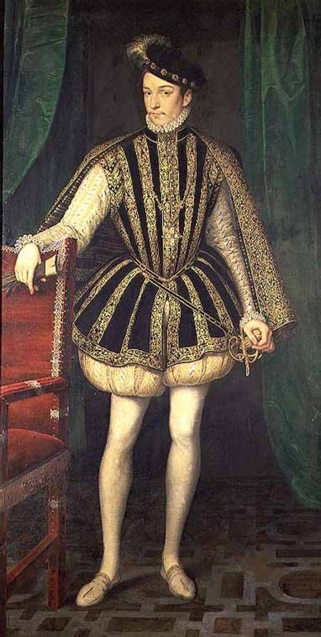 1560s French Mens Clothing Charles Ix Of France King Charles