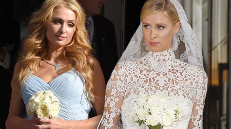 Here Comes The Bride Nicky Hilton Debuts Her Wedding Dress For The Billion Dollar Day Plus