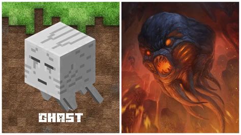 Minecraft Ghast In Real Life Characters Mobs Зомби Вампиры Оборотни