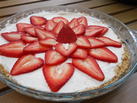 Strawberry Cream Pie Recipe Spatialdrift