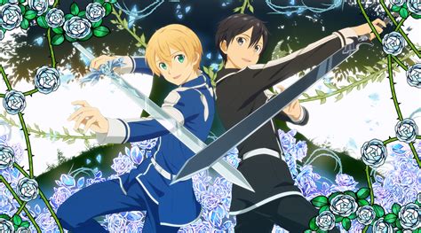 He works as a woodcutter with kirito and wishes to become a swordsman one day. Eugeo and Kirito HD Wallpaper | Background Image ...