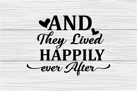 And They Lived Happily Ever After Graphic By Design Hunter · Creative Fabrica