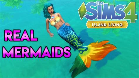 The Sims 4 Island Living Mermaids Short Gameplay Youtube