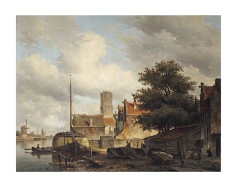 Everhardus Koster 1817 1892 Activities In A Dutch Town 1846 Dutch