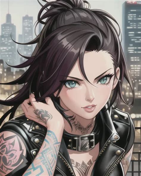 Anime Punk Girl Starryai