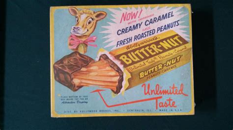 Butternut Candy Bar Box From The 1950s Great Piece Best Candy Bar