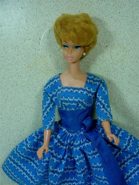 Vintage Mattel Blond Barbie Bubble Cut In Lets Dance 1962 Fourty