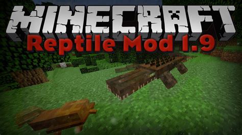 Minecraft Mod Showcase Reptile Mod 19 Youtube