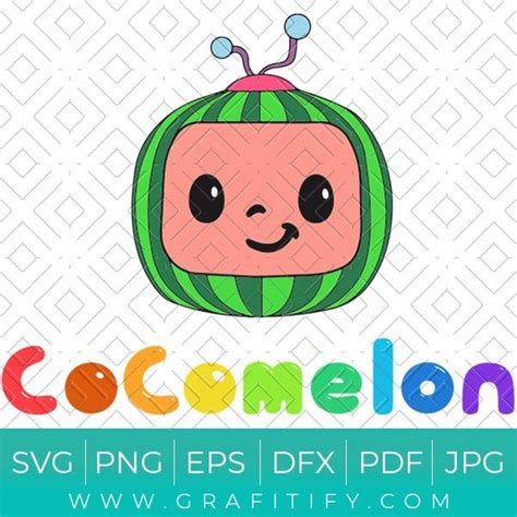 Cocomelon Svg Cocomelon Svg Cut File Cocomelon Svg For Sublimation