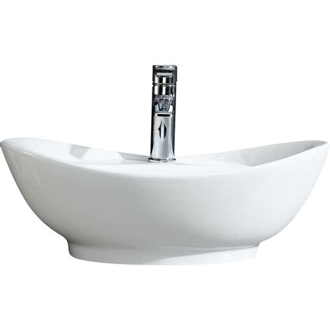 Valuable features are ceramic sinks, kitchen sink has having studied the statistics of the reviews, one can come to the conclusion that the number of. Modern Ceramic Oval Vessel Bathroom Sink & Reviews ...