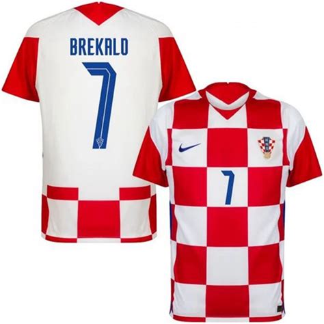 Fußballtrikots Kroatien Brekalo 7 Heim Trikots 2021 Adidas Fußball